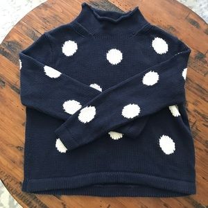 JCrew Polka Dot Sweater